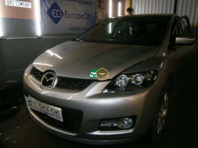 Установка ГБО на авто Mazda CX 7 газ на машину Gaz Ok Газ ОК Киев